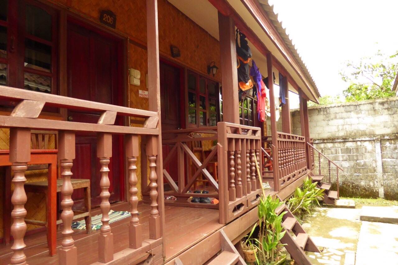 Bungalow em Vang Vieng O nosso Bungalow em Vang Vieng, Laos