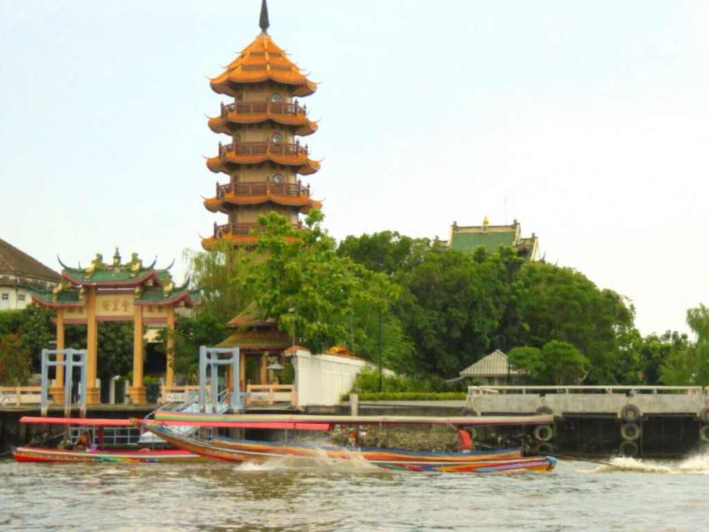 Passeio de barco em Bangkok
