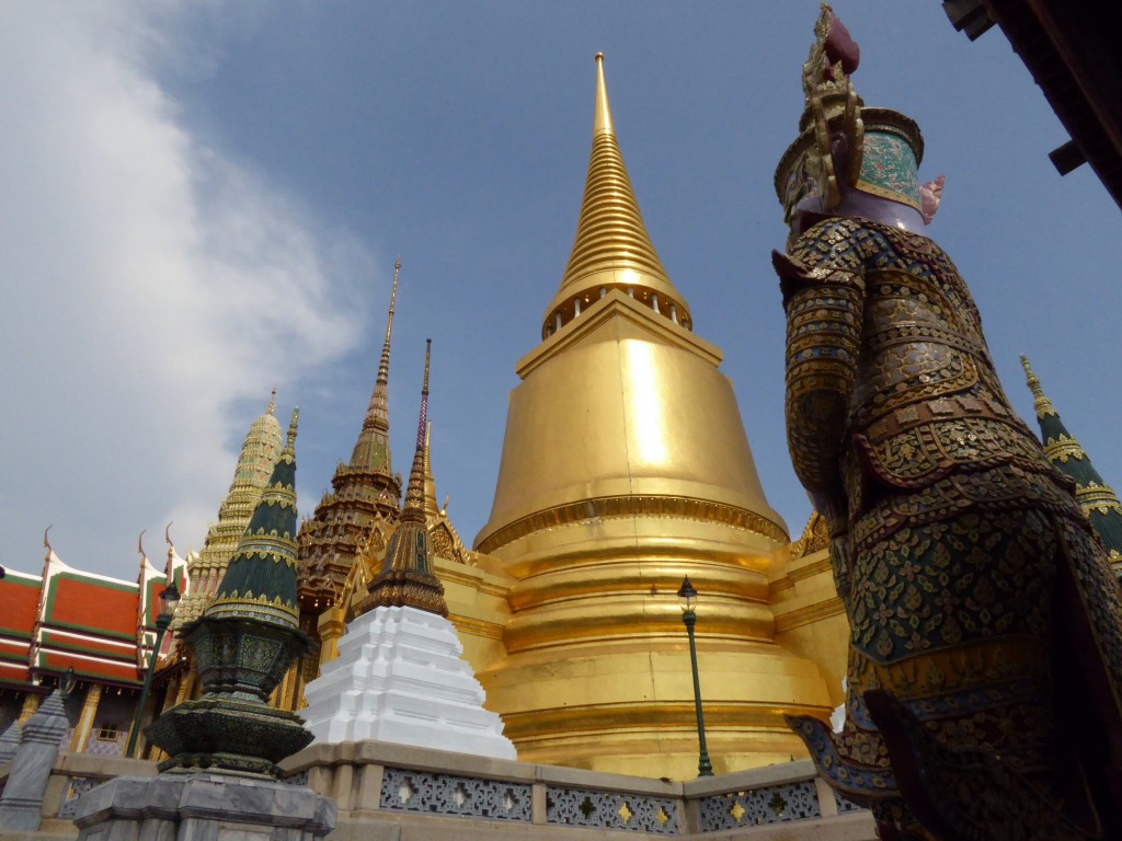 Pormenor do Wat Phra Kaew, Bangkok