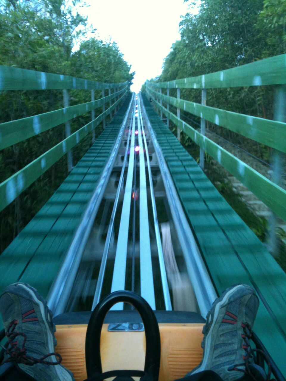IMG_20150616_134732.jpg A descer o Alpine Coaster no Parque de diversões Vinpearl Land, em Nha Trang, no Vietname