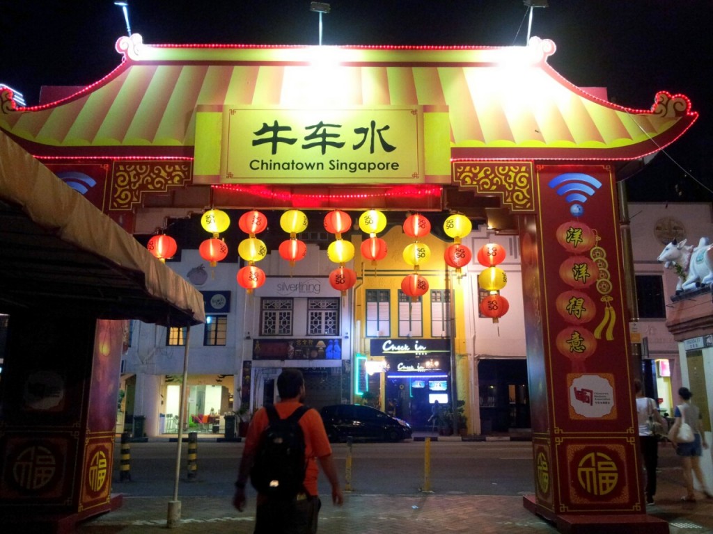 Entrada da Chinatown em Singapura