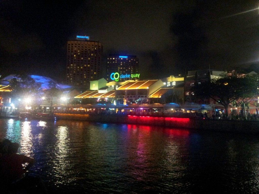 Clarke Quay by night