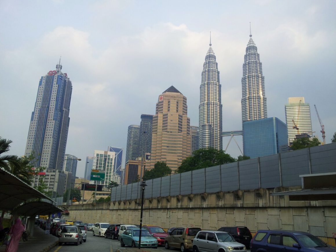 Vista para as Petronas