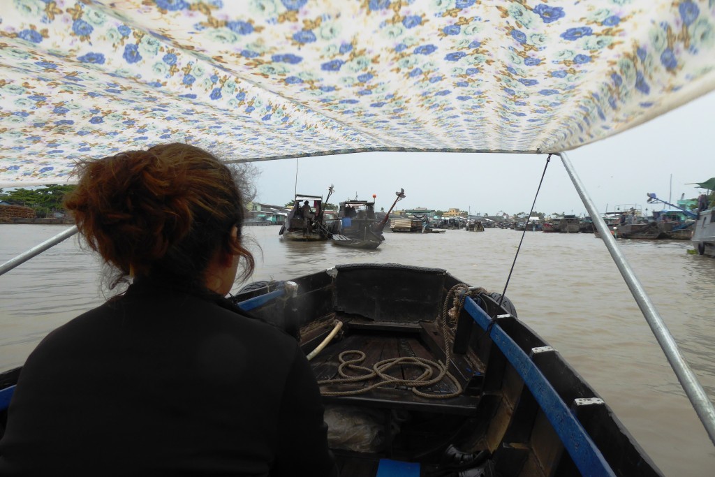 Mercado flutuante de Can Tho, Vietnam