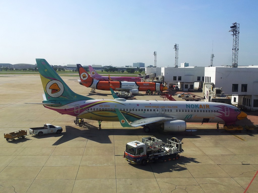 Aviões da Nok Air, Tailândia