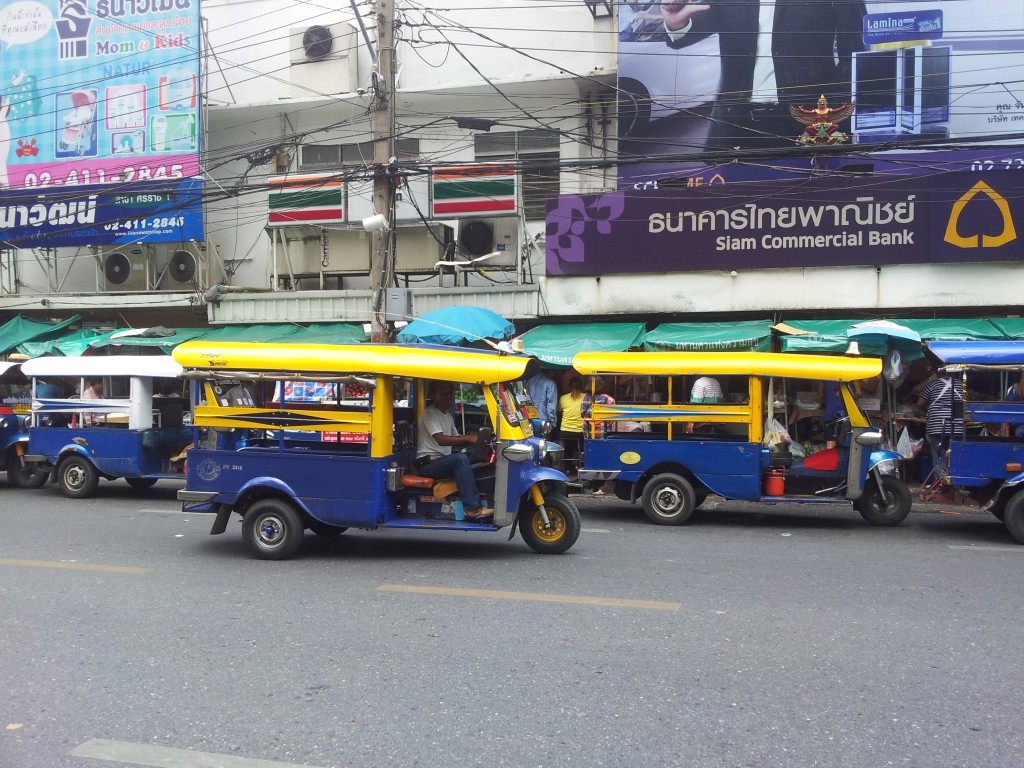 Tuk tuk's in Thailand