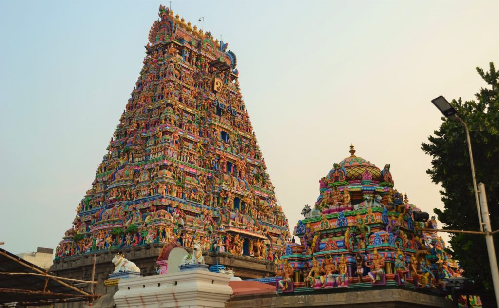Templo hindu em Chennai India