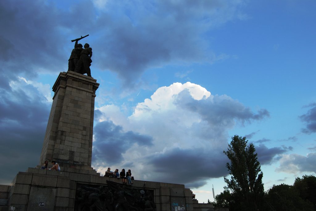 Monumento exercito sovietico sofia bulgaria