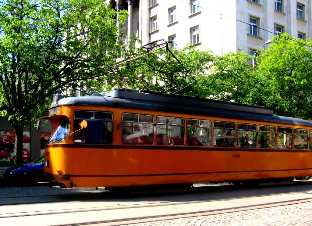 elétrico em sofia na bulgária